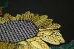 Sketch Stitch Sunflower embroidery Frotn