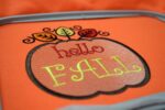 Hello Fall Applique design Front