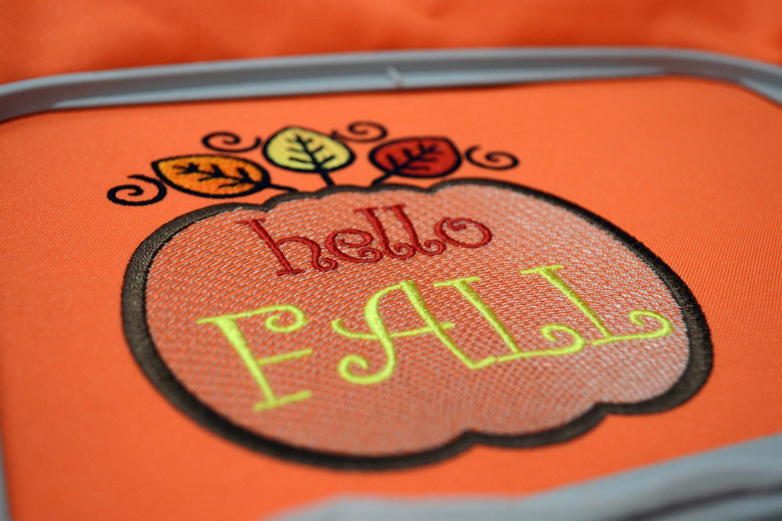 Cool Farmhouse Hello Fall Embroidery Design Cool Farmhouse Hello Fall Embroidery Design