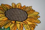 Sketch Stitch Sunflower embroidery Frotn