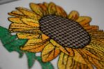 Sketch Stitch Sunflower embroidery Frotn