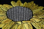 Sketch Stitch Sunflower embroidery Frotn