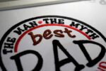 The Legend DAD Fathers Day embroidery desgin Front