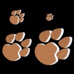Paw Print embroidery design