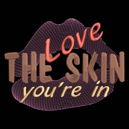 Love The Skin You are In Melanin Queen embroidery design