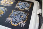 Mystic Panther Head embroidery designs Bundle Fill and Quick Stich Jungle Feline