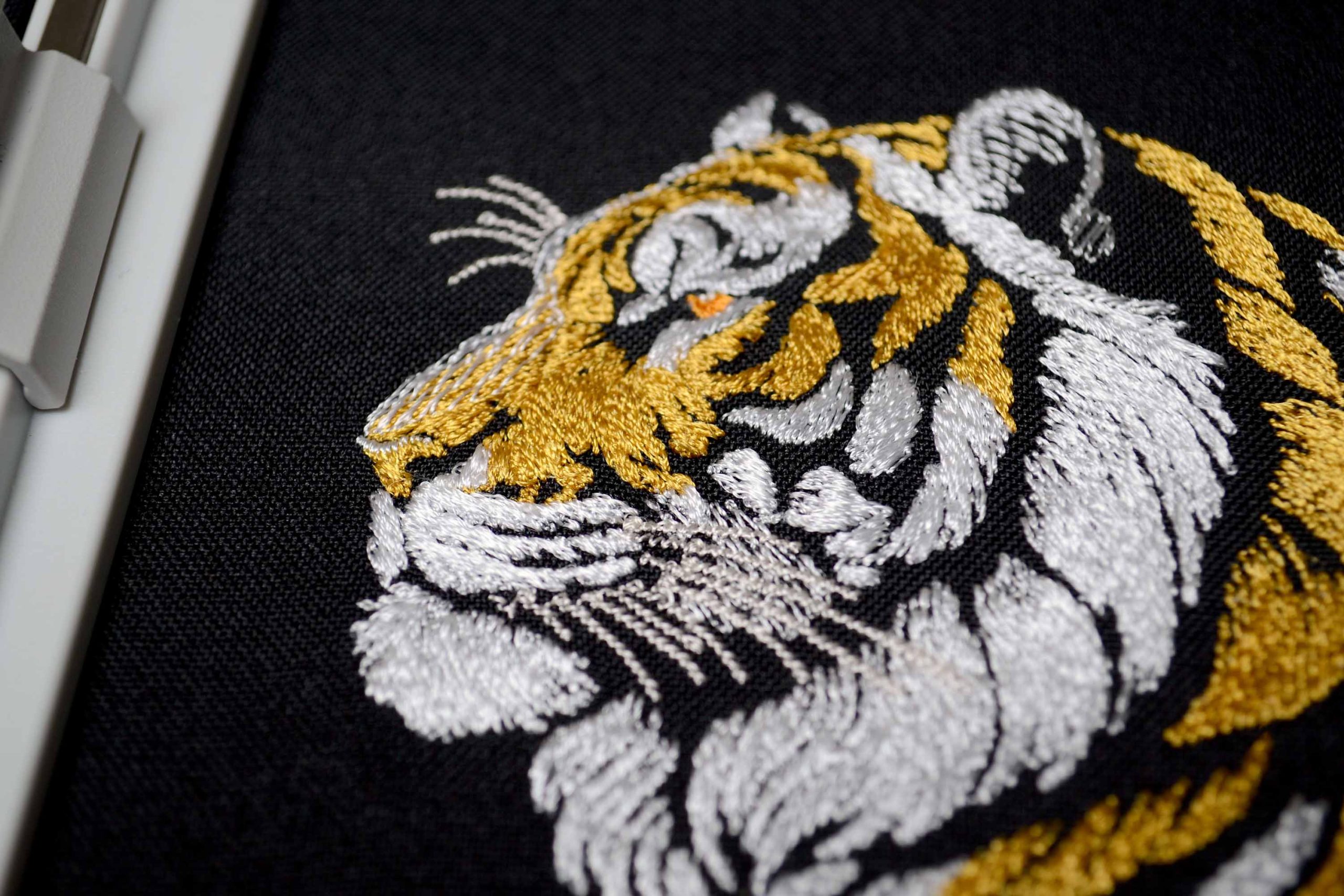 Fierce Tiger Embroidery Design for Apparel Fierce Tiger Embroidery Design for Apparel