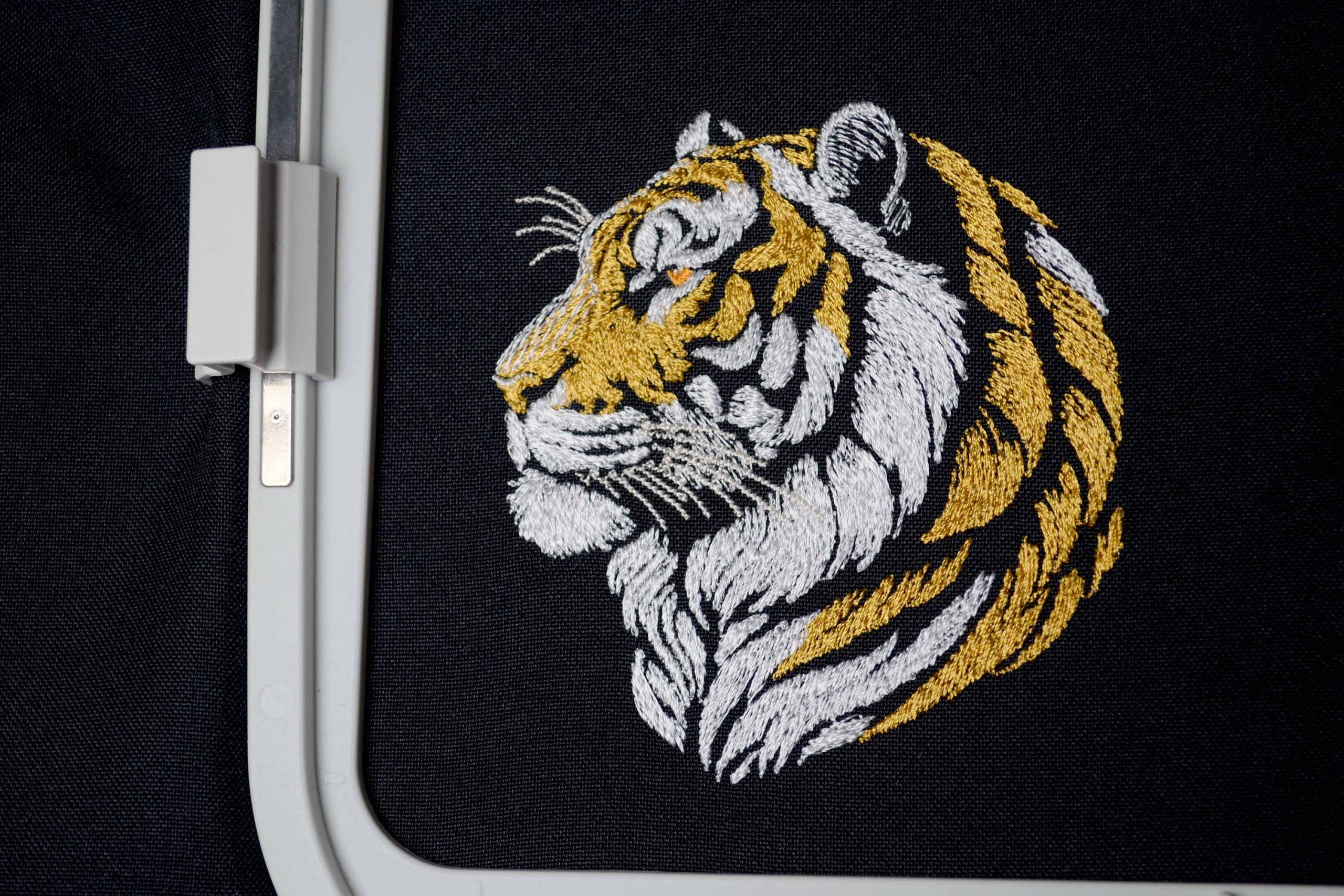 Noble Spirit Tiger Embroidery Pattern Perfect for Jackets Noble Spirit Tiger Embroidery Pattern Perfect for Jackets