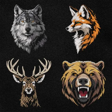 Animal Embroidery designs